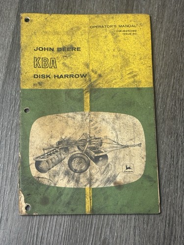 Operators manual john deere - manual,