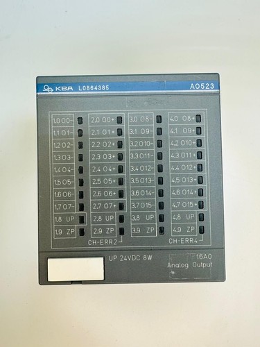 Abb analog output - abb, kba