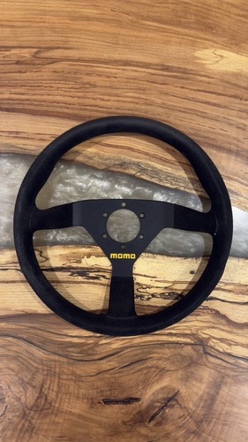 Momo mod 350mm black suede - momo,